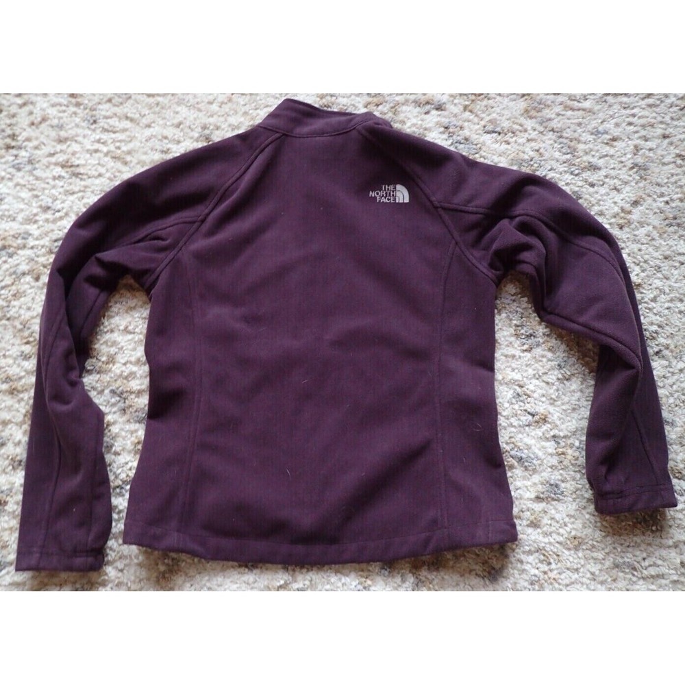 The North Face Windwall Jacket Womens Small Purple Excellent Fleece Full Zip - Picture 7 of 10